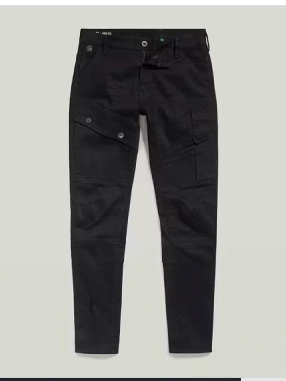 G-Star Black Cargo Slim Tapered Pants AIRBLAZE 3D